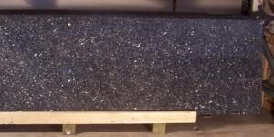 Blue Pearl 108x25 inch prefabricated granite countertop.