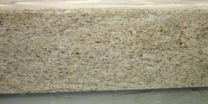Giallo Ornamentale 108x25 inch prefabricated granite countertop.