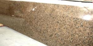 Tropical Brown 108x25 inch prefabricated granite countertop.