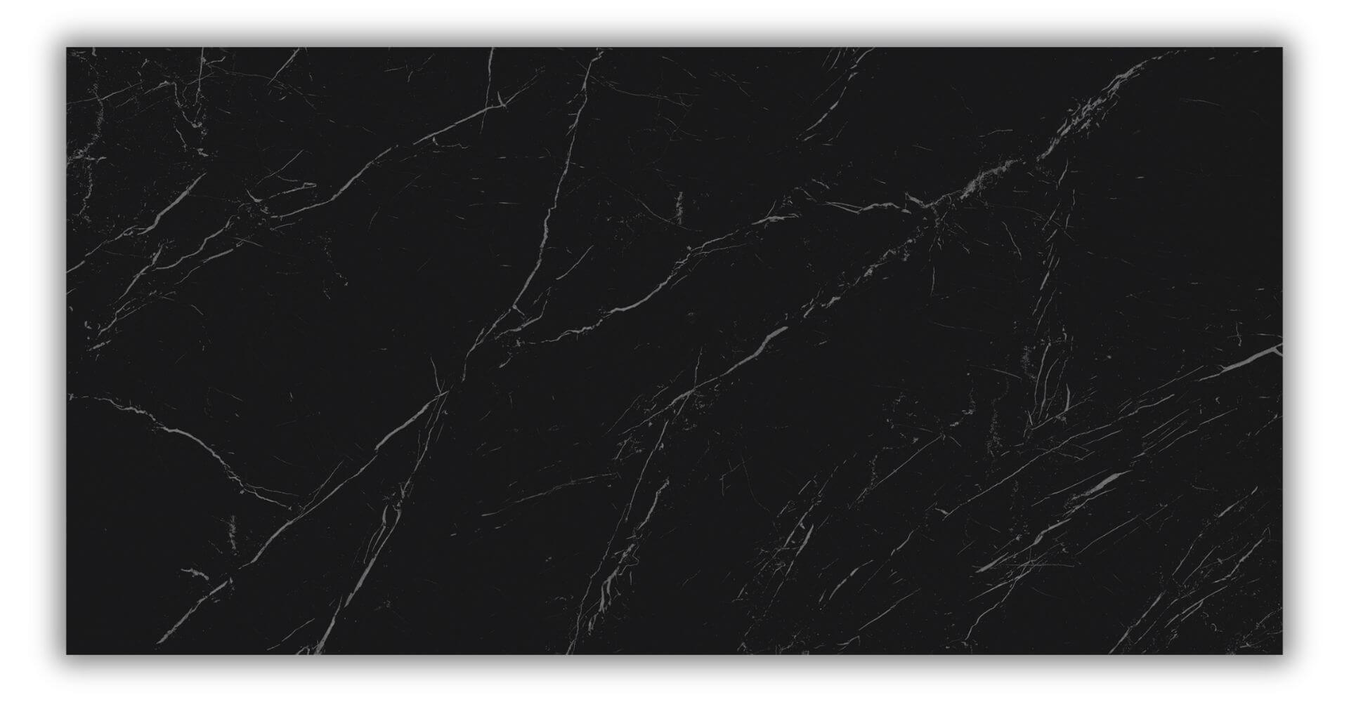 Nero Marquina porcelain slab color