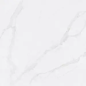 Silestone Calacatta Gold Quartz Slab - white with warm golden veins