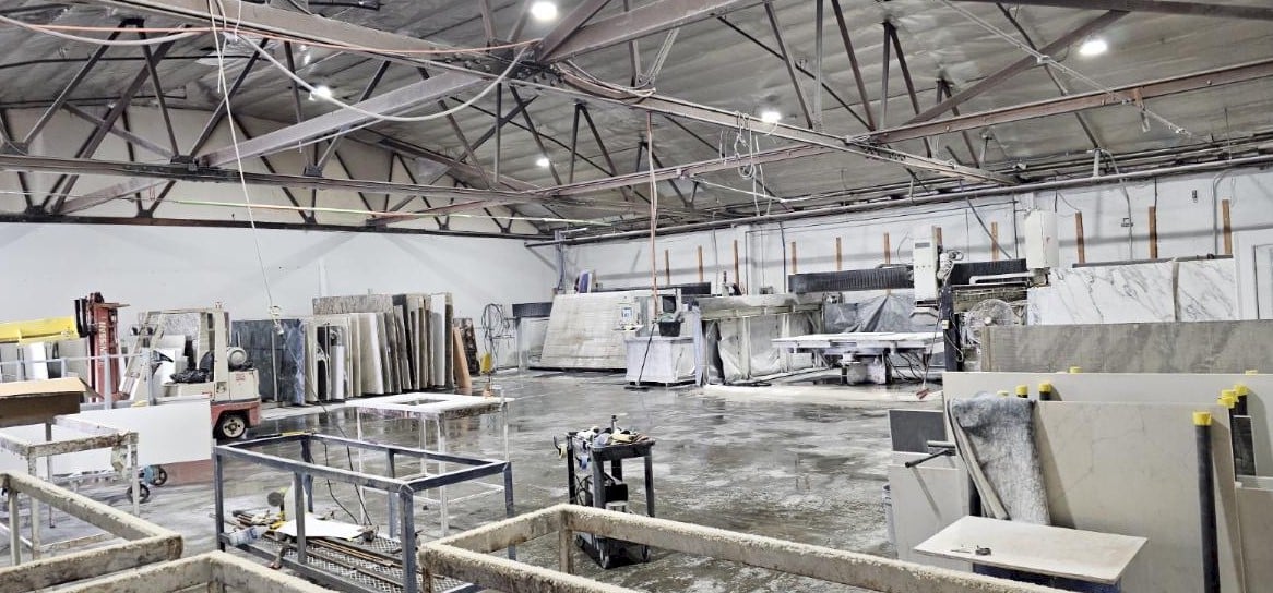 Stone fabrication facility Los Angeles