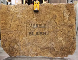 Copper Canyon Granite Slab – rich copper granite with dramatic dark veining