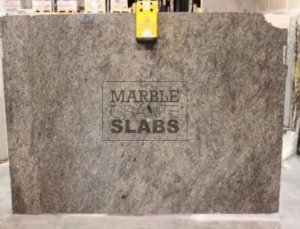 Dark brown granite with sparkling crystals