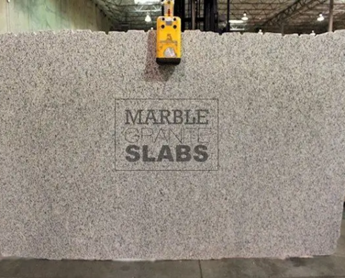 Luna Pearl Granite Slab – light gray granite with fine speckles