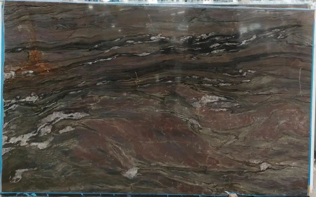 Beryllos quartzite slab for countertops
