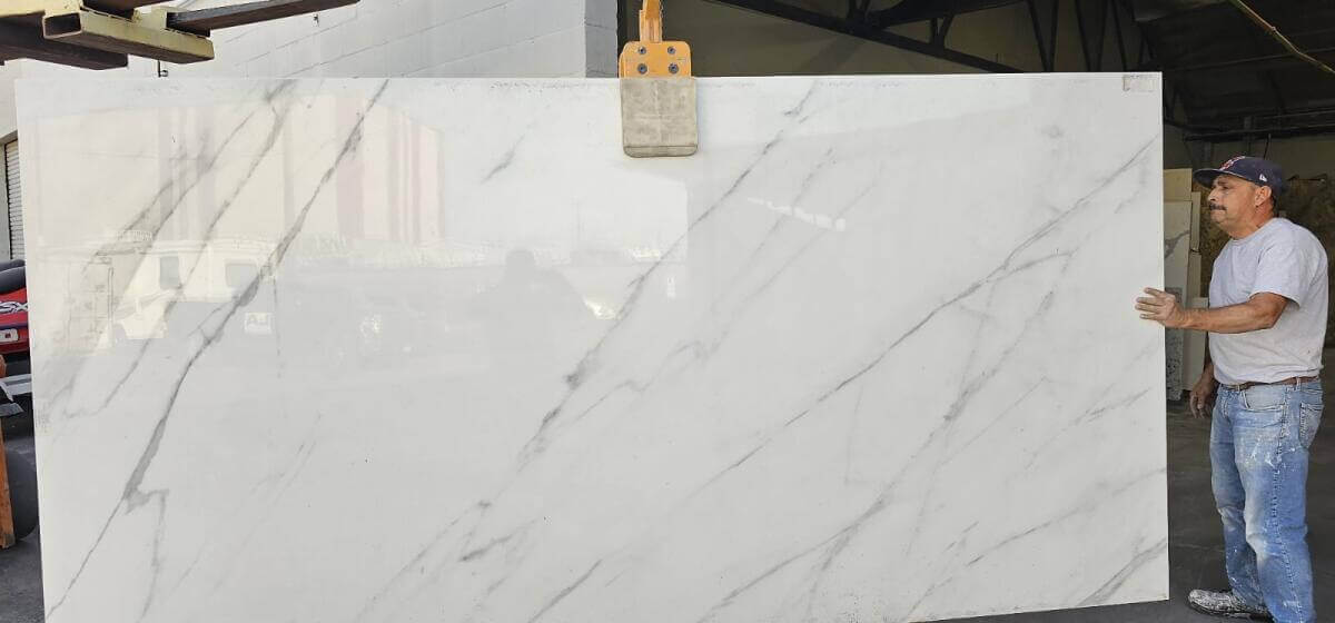 CALACATTA WHITE PORCELAIN SLAB