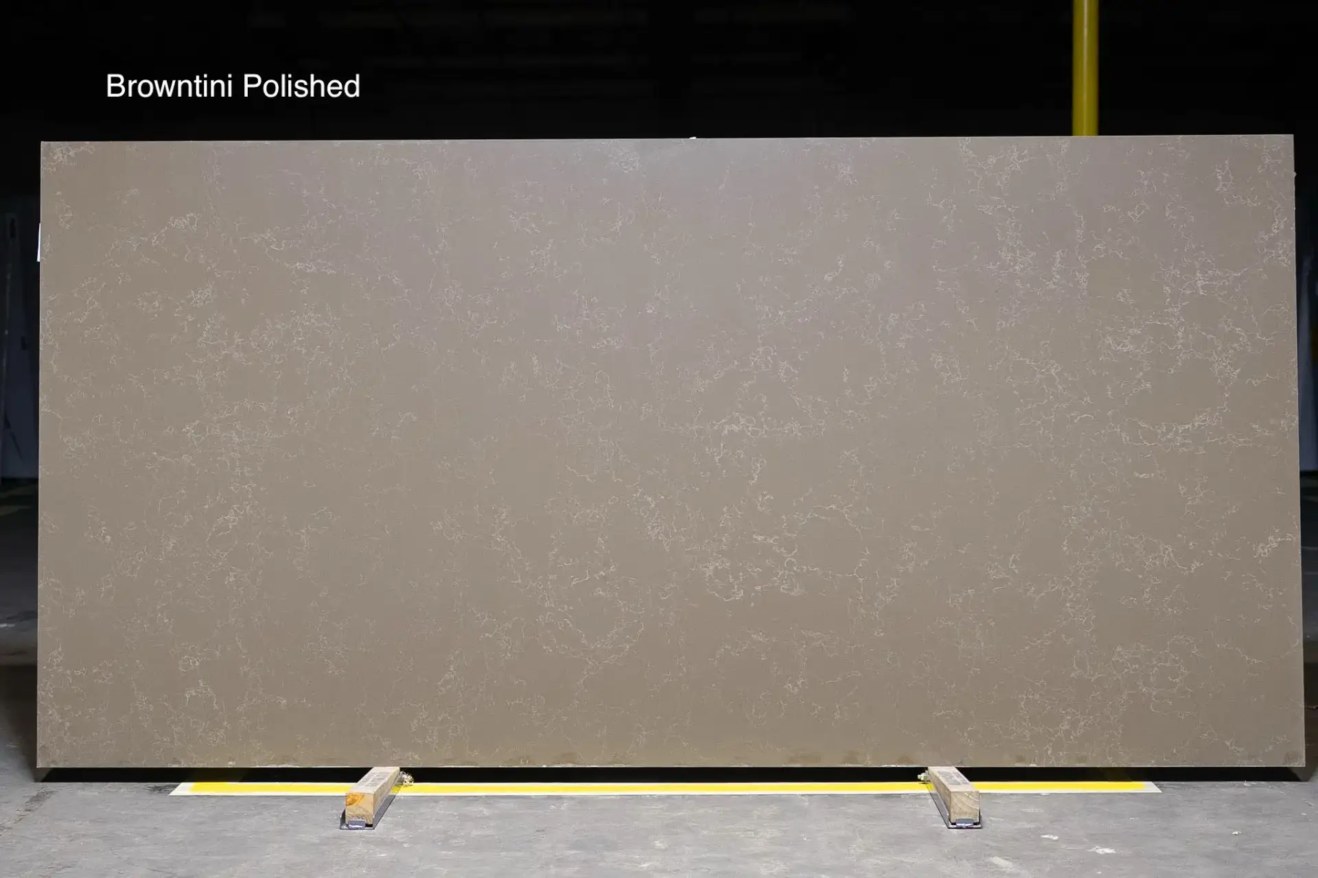 Browntini Polished quartz slab custom quartz countertops special