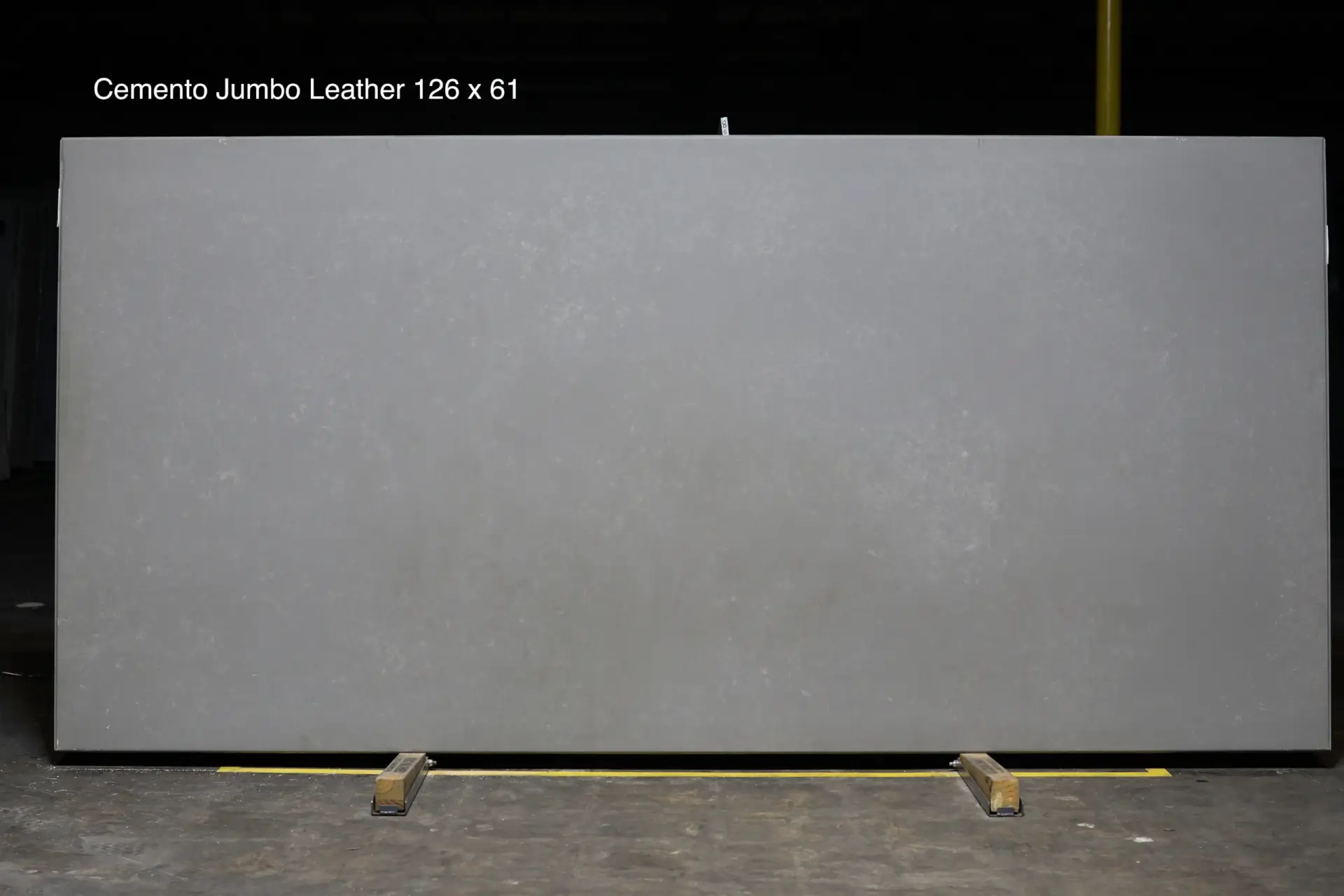 Cemento Jumbo Leather quartz slab 126 x 61 custom quartz countertops special