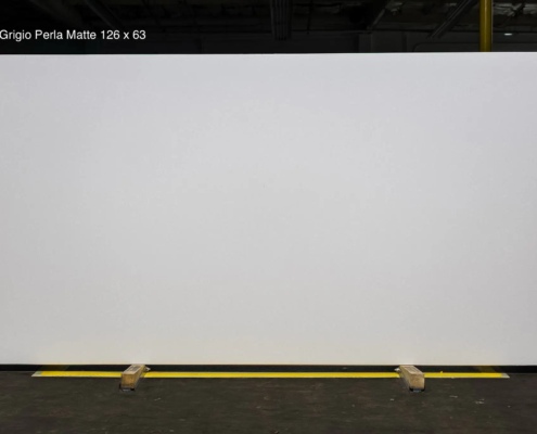 126 x 63 slab. Soft light gray matte quartz for modern kitchens, minimalist bathrooms, and understated luxury spaces.