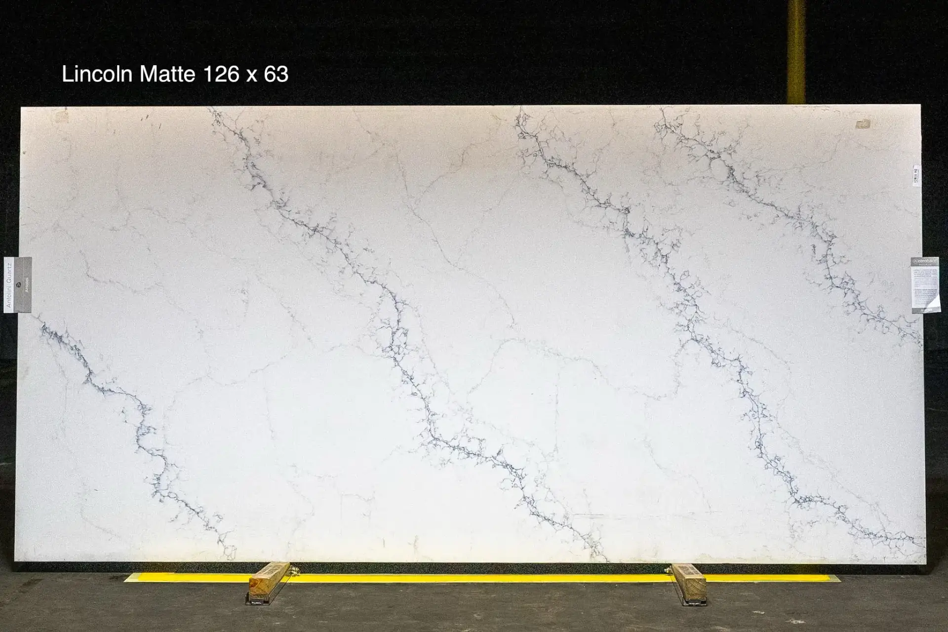 Lincoln Matte quartz slab 126 x 63 custom quartz countertops special