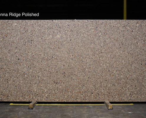 Rich earth-tone quartz with natural speckling for warm kitchens, traditional spaces, and durable high-use countertops.