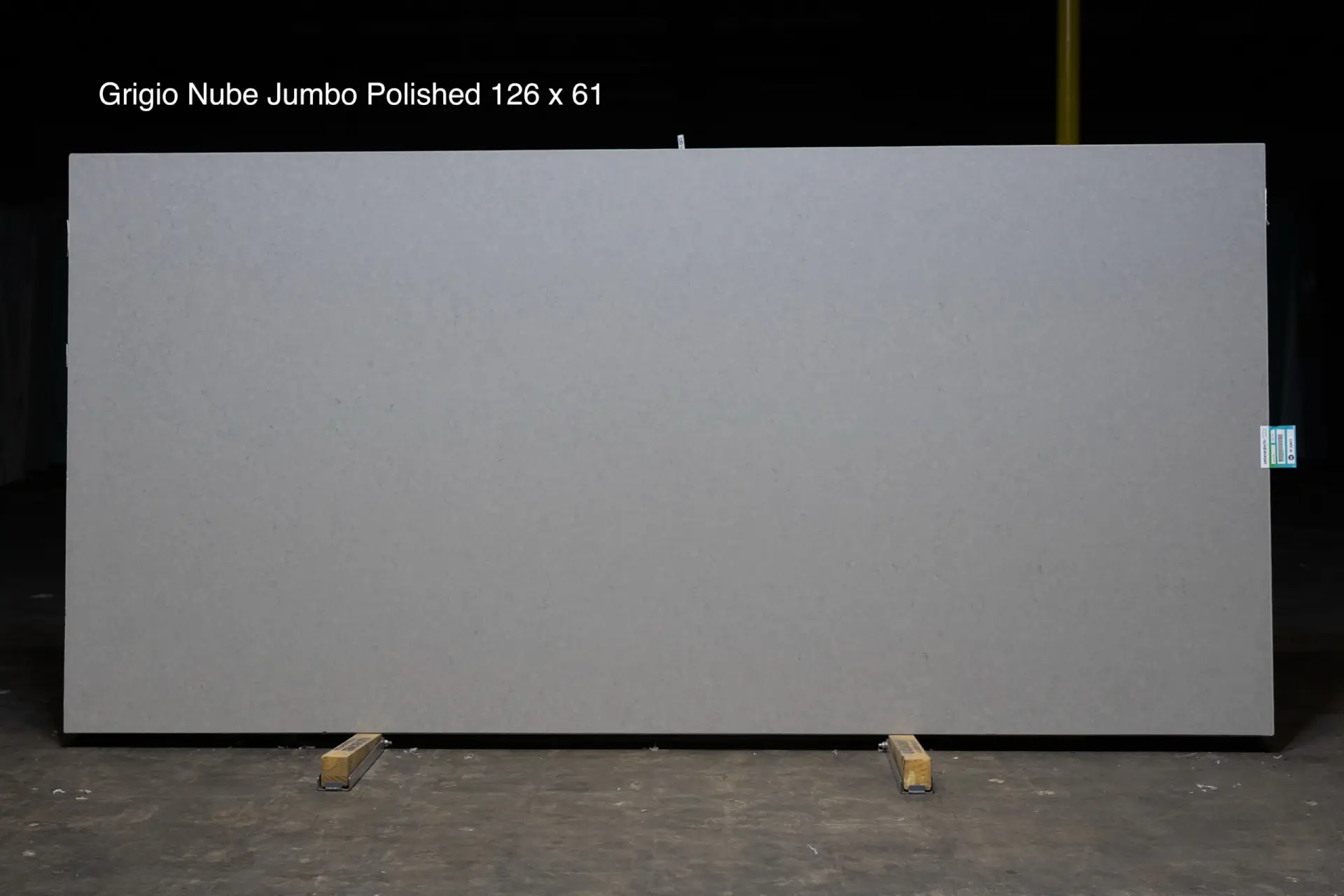 Grigio Nube Jumbo Polished quartz slab 126 x 61 custom quartz countertops special