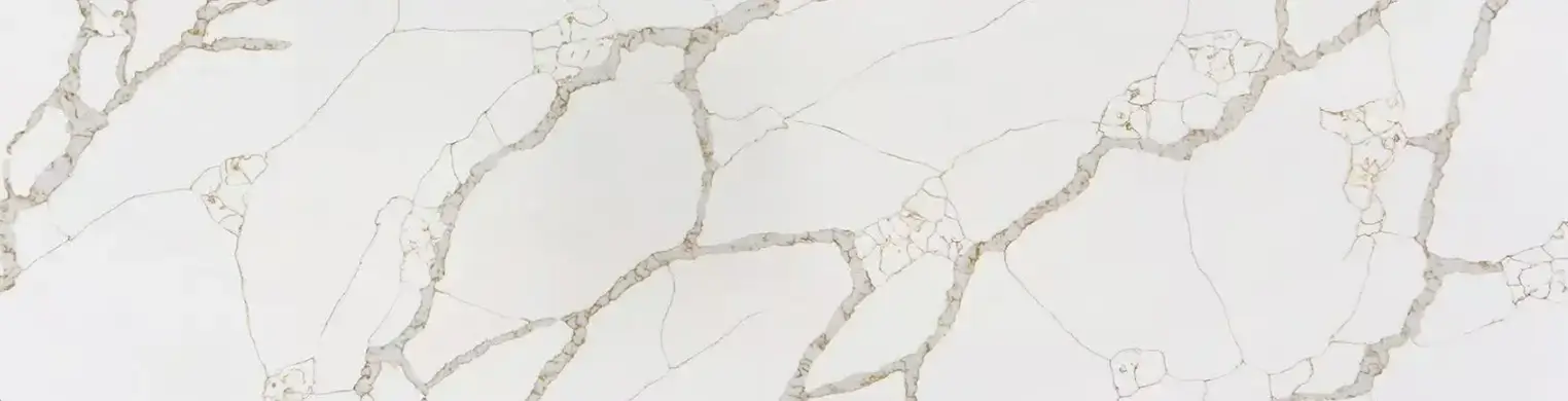 Calacatta Bella 9235 prefab quartz countertop color