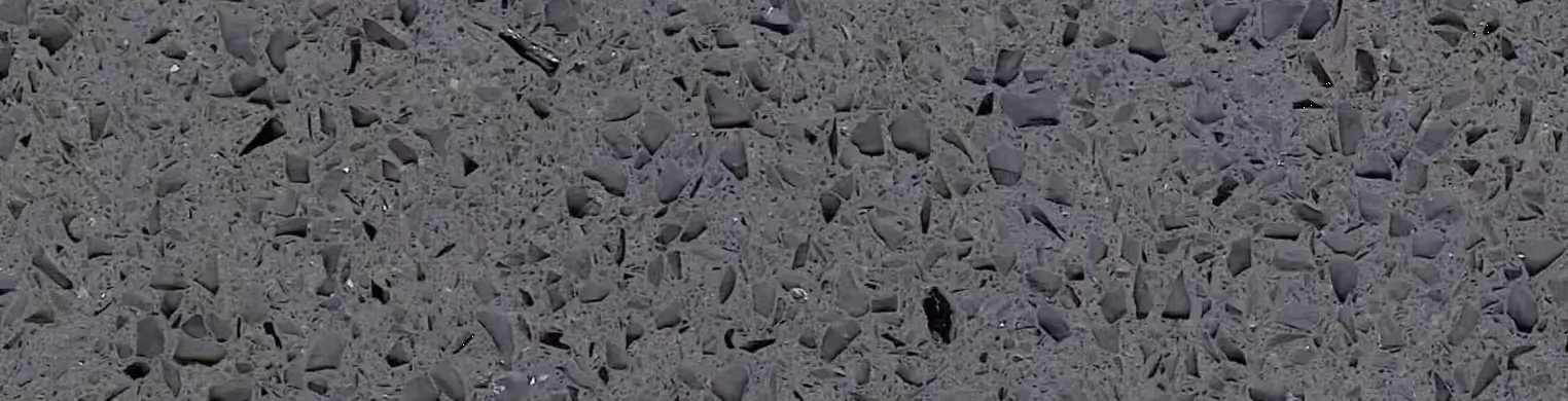 Gray Glass 1807 prefab quartz countertop color